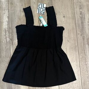 Market & Spruce Black Tank Top